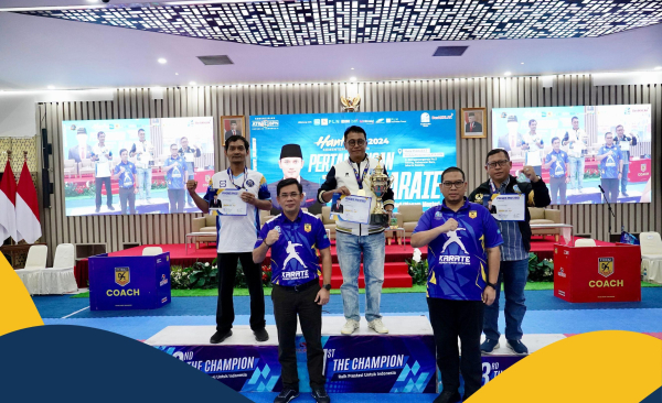 SELAMAT, Kanwil BPN Provinsi Jawa Tengah jadi Juara Umum Pertandingan Karate HANTARU 2024