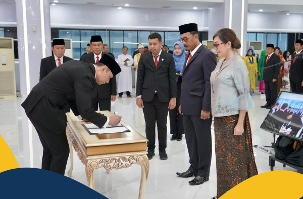 Lantik 67 Pejabat Struktural dan Fungsional, Menteri AHY Harapkan Jajaran Kementerian ATR/BPN Bangun Semangat Integritas
