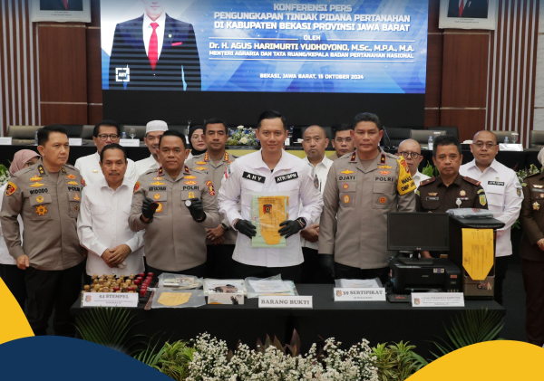 Di Penghujung Pemerintahan Presiden Joko Widodo, Menteri AHY Kembali Gebuk Mafia Tanah di Jawa Barat