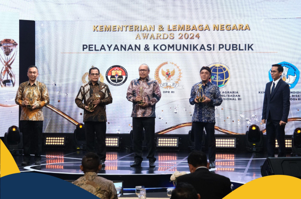 Berhasil Menciptakan Ekosistem Komunikasi, Kementerian ATR/BPN Terima Penghargaan Pelayanan dan Komunikasi Publik dari iNews TV