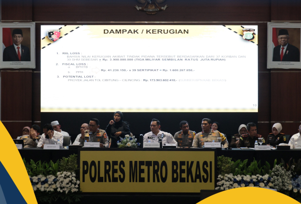 Menteri AHY Ungkap Dua Kasus Tindak Pidana Pertanahan di Kabupaten Bekasi, Selamatkan Potensi Kerugian hingga Rp183 Miliar