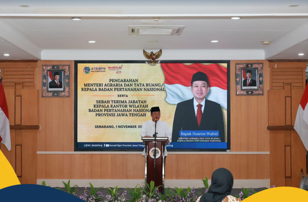 Kunjungan Kerja Pertama ke Jateng, Menteri Nusron: Samakan Gelombang Pemikiran dan Filosofi untuk Mencapai Tujuan