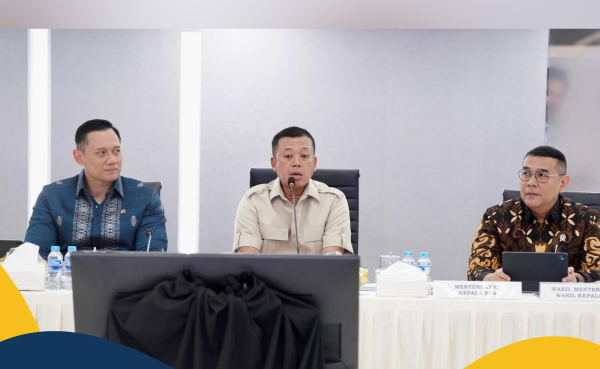 Upayakan Percepatan Proses Persetujuan KKPR, Menteri Nusron Minta Dukungan Menko AHY