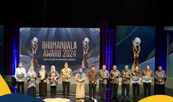 Kementerian ATR/BPN Raih Penghargaan Rajata pada Bhumandala Award 2024