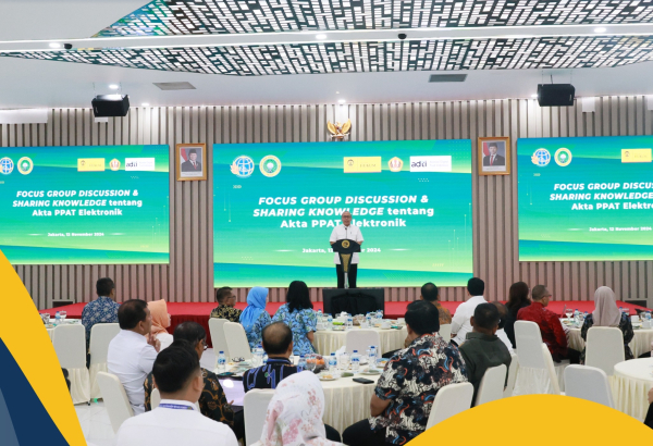 Percepat Proses Digitalisasi, Kementerian ATR/BPN Dorong Penerapan Akta Tanah Elektronik