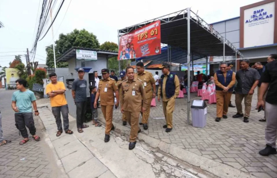 Pilkada di Kota Tangerang Diklaim Berjalan Lancar dan Kondusif