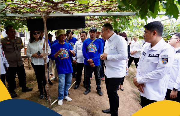 Wamen ATR/Waka BPN Antusias Kunjungi Kampung Reforma Agraria di Palu, Contoh Sukses Pemberdayaan Masyarakat