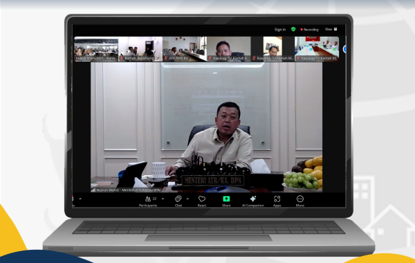 Pesan Menteri Nusron kepada Jajaran Kanwil BPN Provinsi NTB dan Bengkulu: Kita Tata SDM Sesuai dengan Beban Kerja