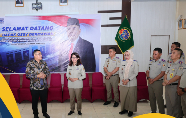 Target Program Prioritas di 2024 Hampir Tuntas, Wamen ATR/Waka BPN Apresiasi Capaian Kinerja Kanwil BPN Provinsi Kalbar