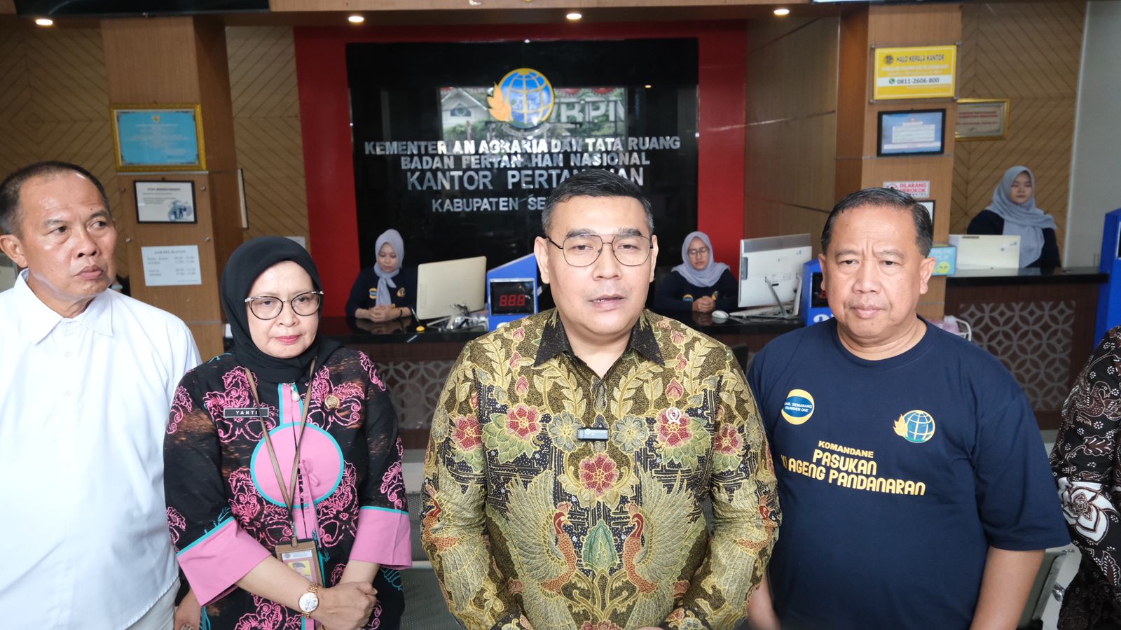 Kunjungi Kantah Kabupaten Semarang, Wamen ATR/Waka BPN: Layanan Harus Cepat dan Teliti
