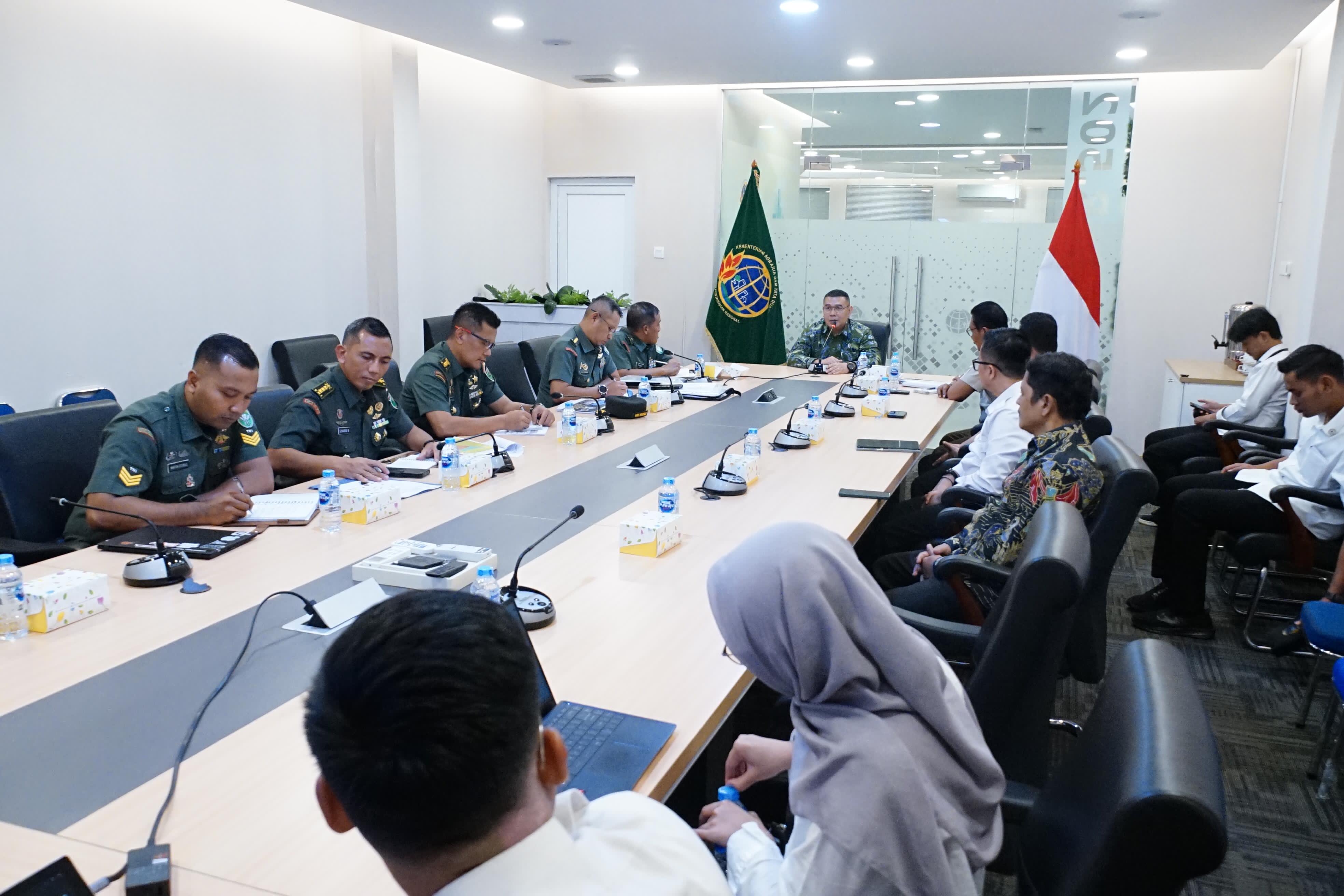 Terima Perwakilan Kodam Iskandar Muda dan Cendrawasih, Wamen ATR/Waka BPN Komitmen Dukung Sertipikasi Aset TNI