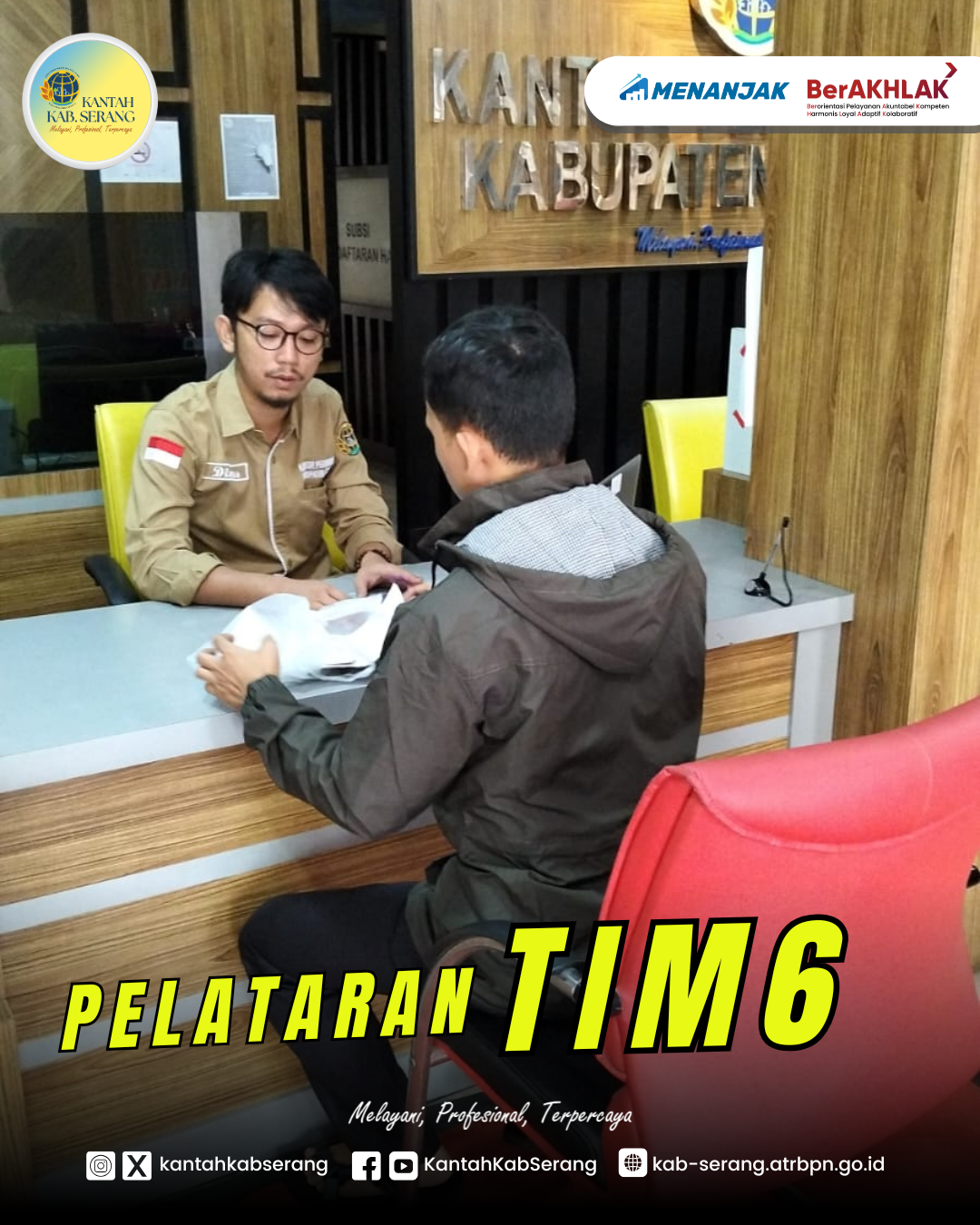 PELAYANAN PERTANAHAN AKHIR PEKAN KANTAH KAB SERANG 2025