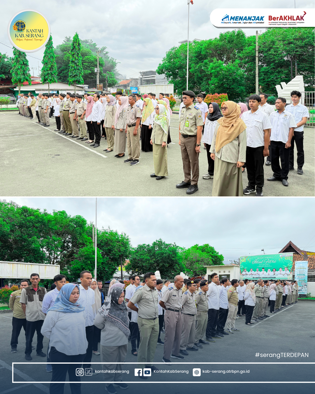 APEL RUTIN PAGI KANTOR PERTANAHAN KABUPATEN SERANG 2025