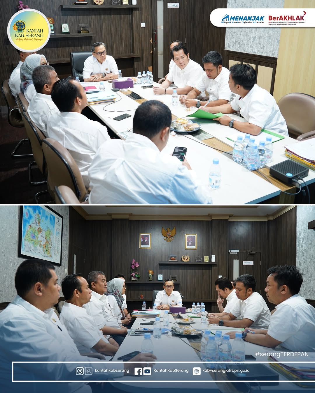 COFEE MORNING DILINGKUNGAN KANTOR PERTANAHAN KABUPATEN SERANG