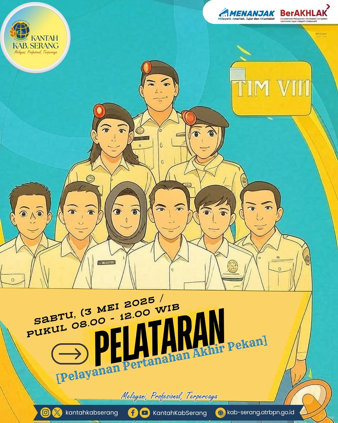 AYO IKUTI PROGRAM PELATARAN (PELAYANAN PERTANAHAN AKHIR PEKAN)