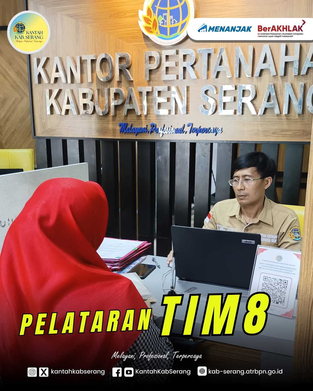 KANTAH KAB SERANG GELAR LAYANAN PERTANAHAN AKHIR PEKAN