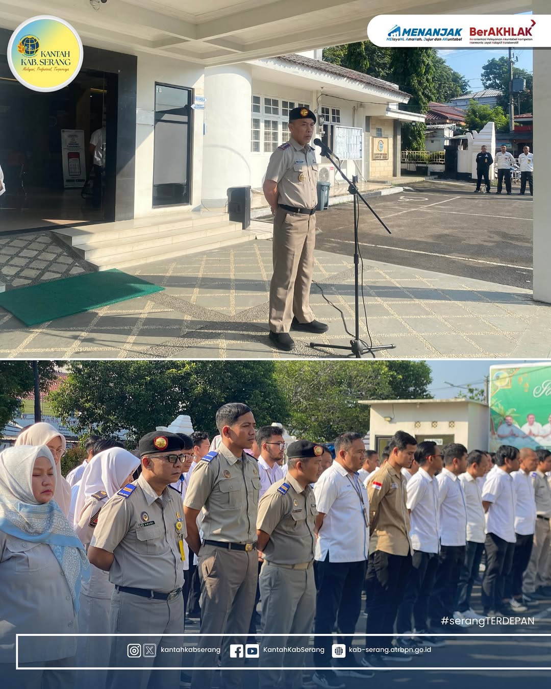 GELAR APEL PAGI RUTIN