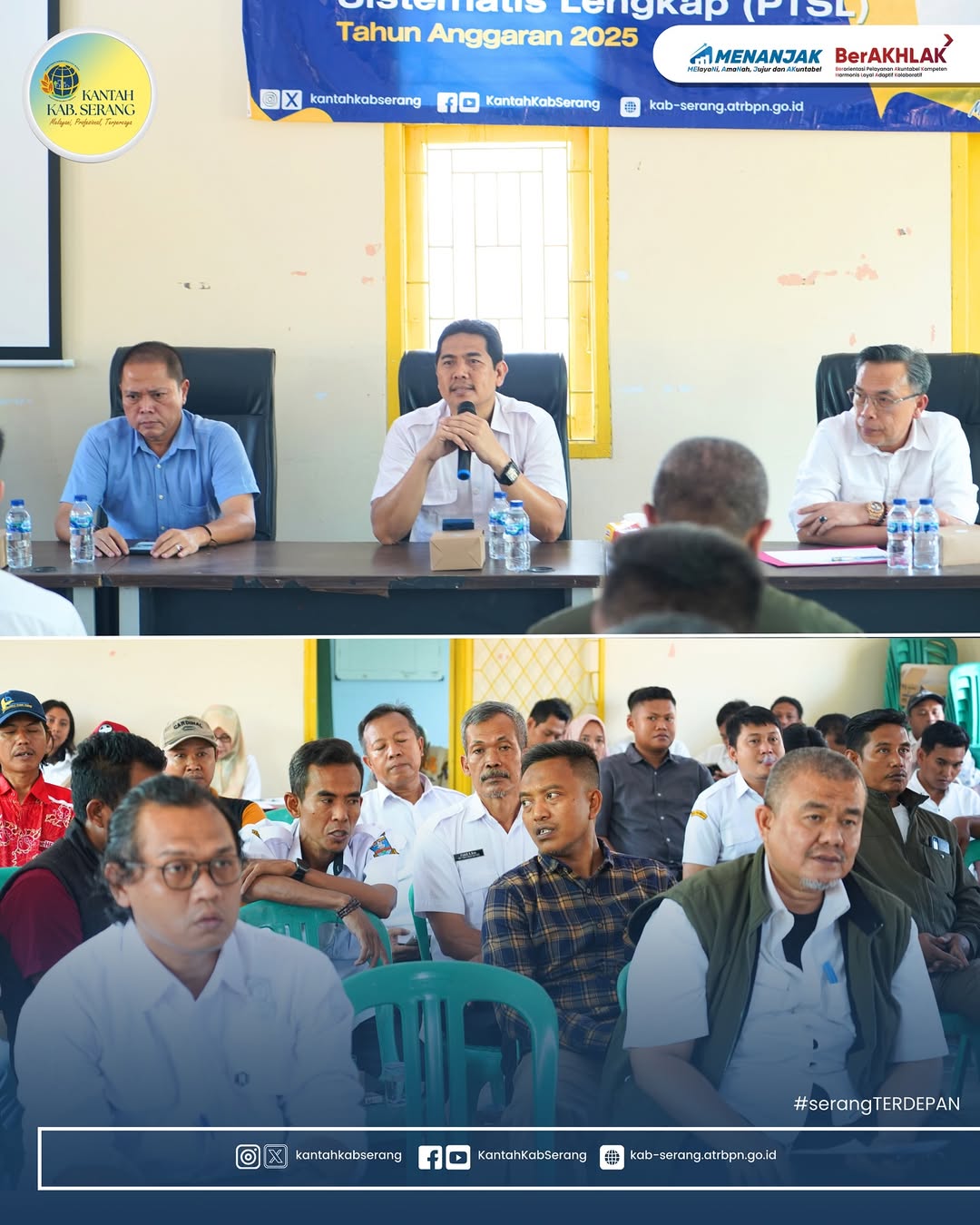 KANTAH KABUPATEN SERANG GELAR PENYULUHAN PTSL TAHUN 2025 DI KANTOR KECAMATAN BOJONEGARA
