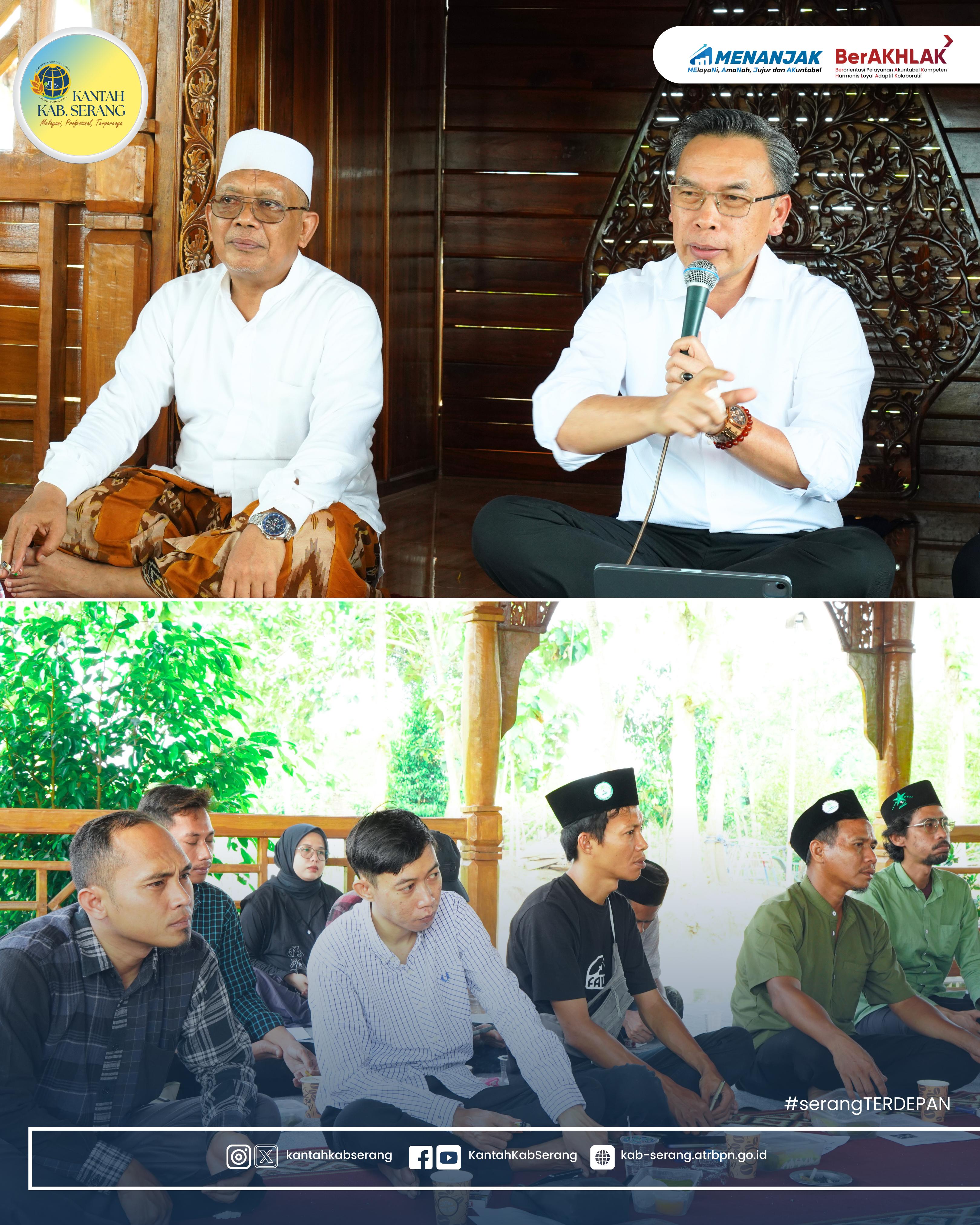 Sosialisasi Tugas tugas Pokok BPN dan Proses permohonan Sertipikat Tanah yang sesuai ketentuan dan Aturan yg berlaku.