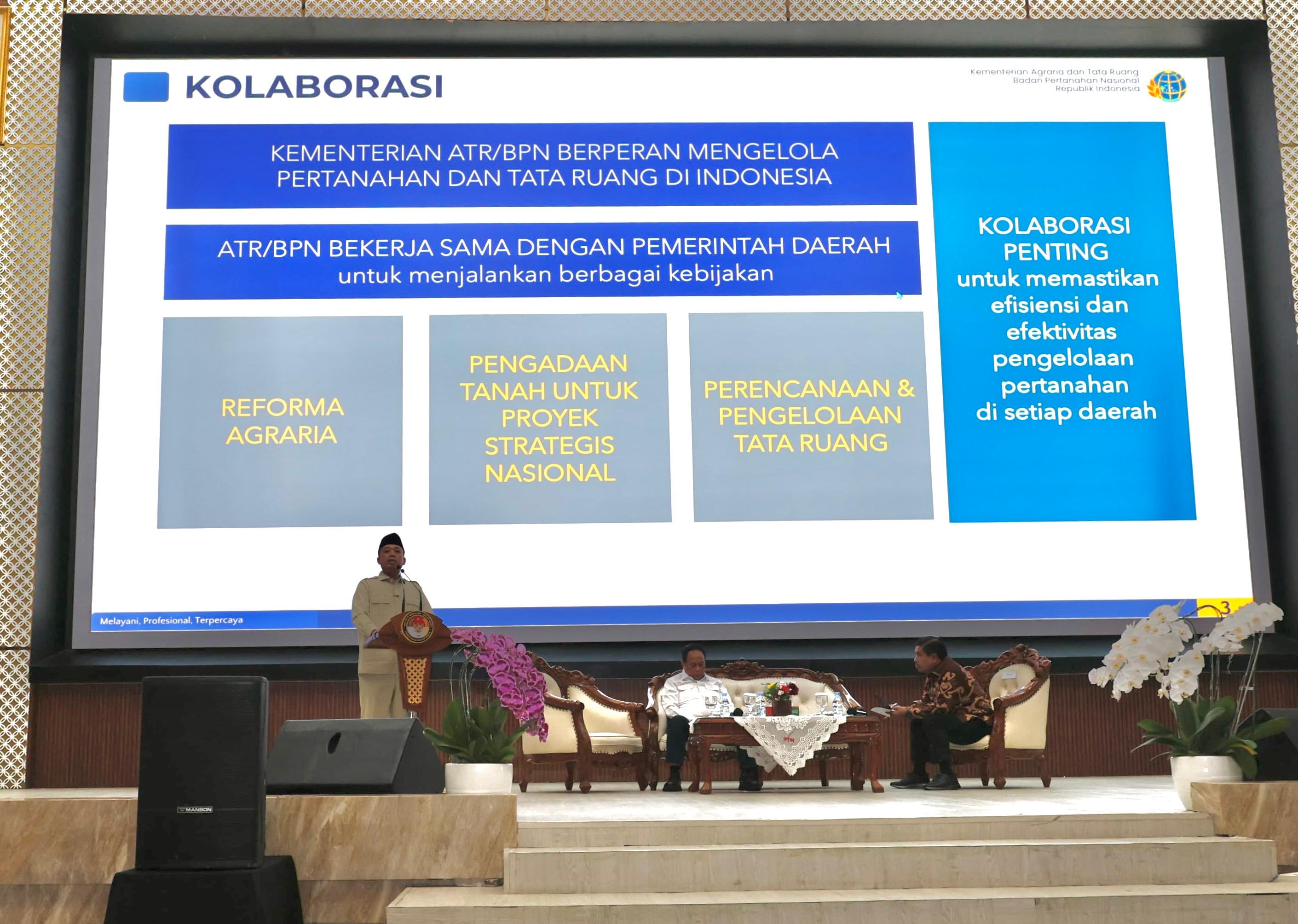 Menteri Nusron Bicara Soal Pertanahan dan Tata Ruang di Orientasi Kepemimpinan Kepala Daerah Gelombang II: Kolaborasi dengan Pemda Mutlak