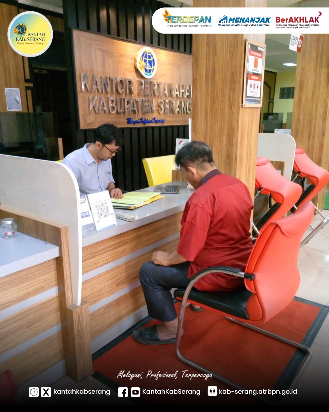 SETIAP SABTU KANTAH KAB SERANG GELAR PELAYANAN PERTANAHAN AKHIR PEKAN 