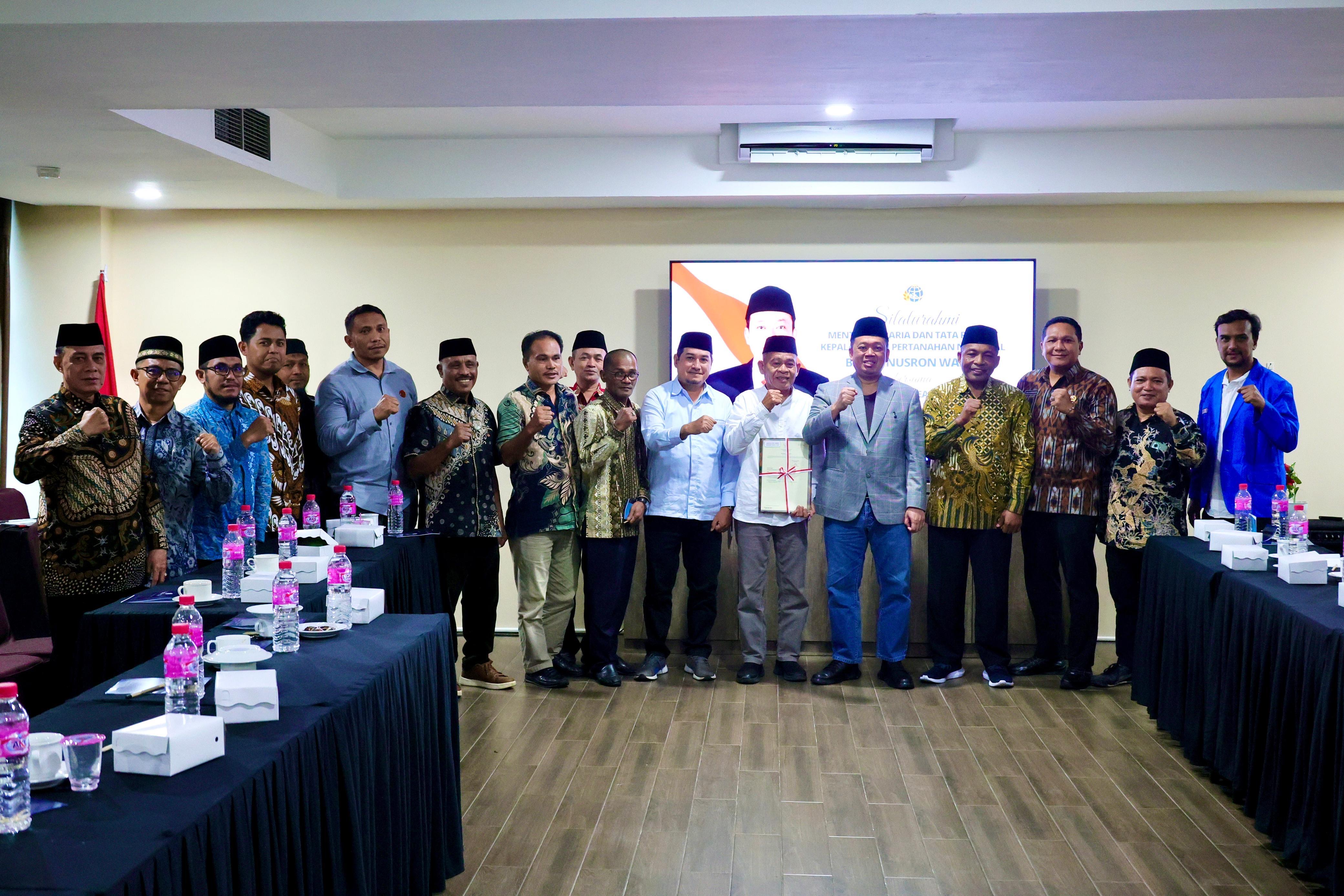 Menteri Nusron Dorong Percepatan Sertipikasi Tanah untuk Cegah Terjadinya Konflik Atas Tanah Keagamaan di Maluku Utara