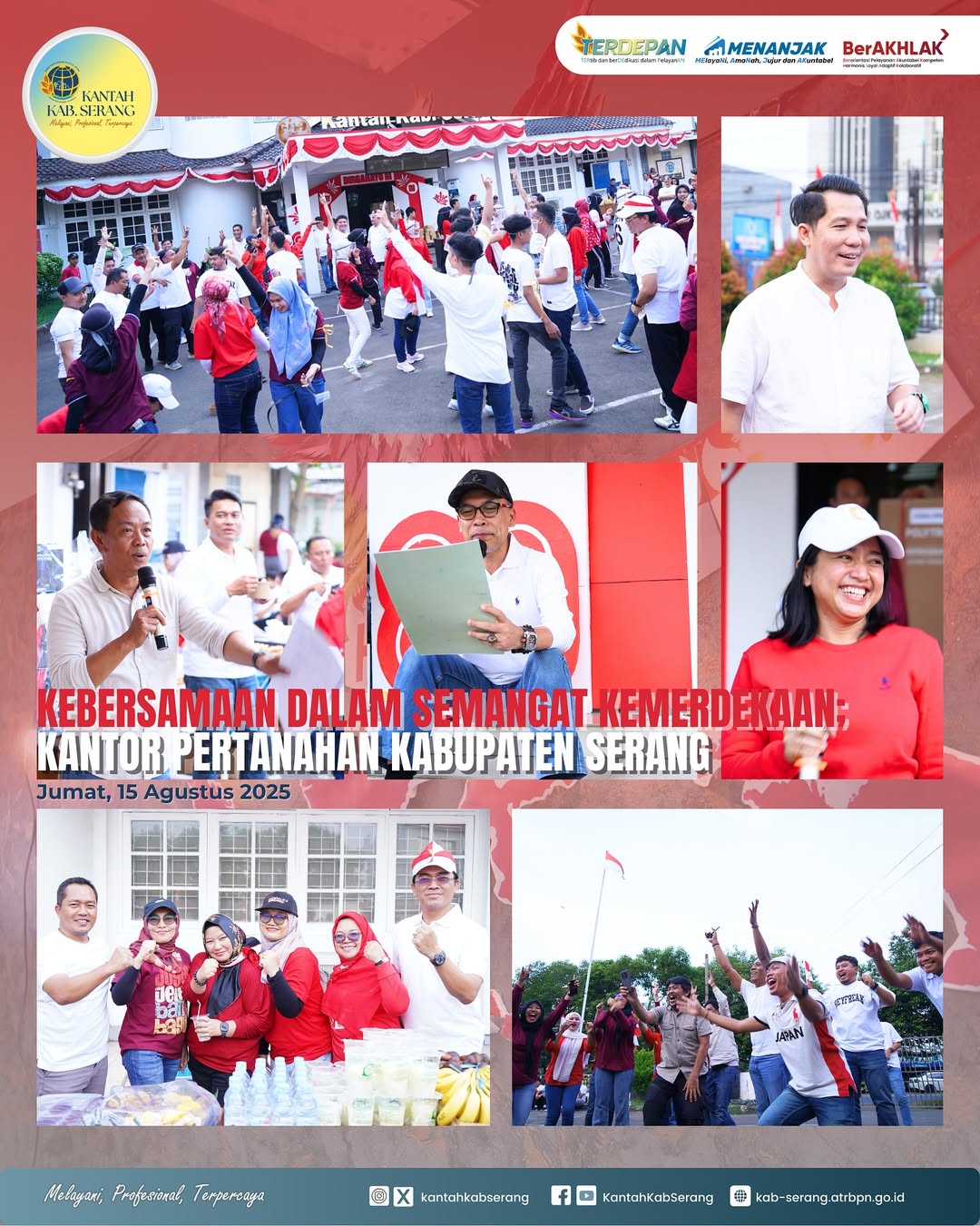 Kantor Pertanahan Kabupaten Serang menggelar Gebyar Kemerdekaan 