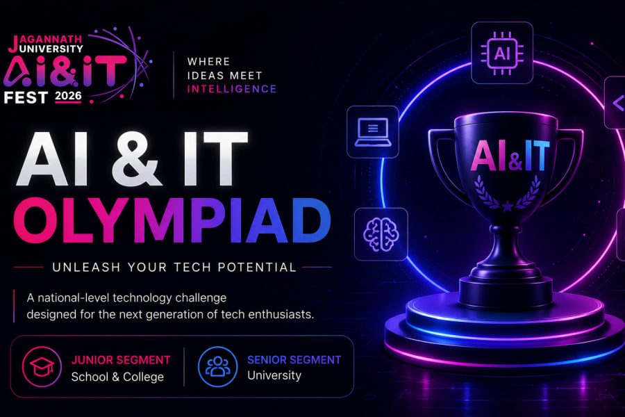 AI & IT Olympiad official event artwork