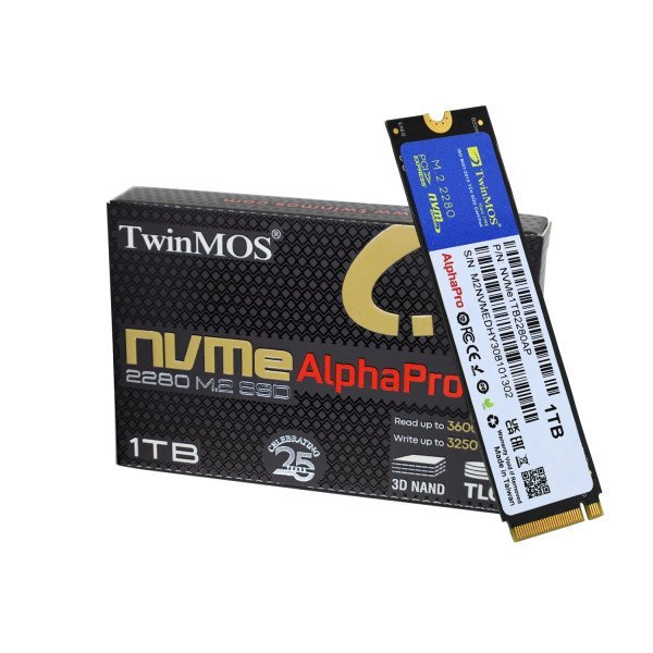 TwinMOS AlphaPro NVMe PCIe M.2 G3 – 512GB
