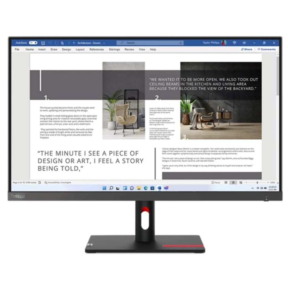 Lenovo ThinkVision S27i-30 – LED IPS 27p