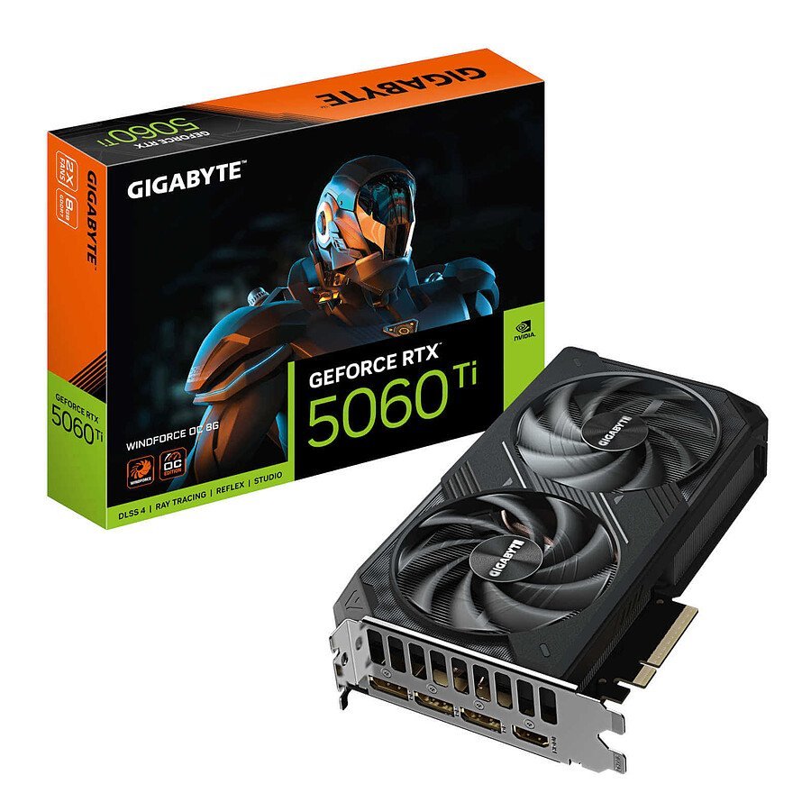 Gigabyte GeForce RTX 5060 Ti WINDFORCE OC – 8G