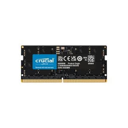 Memoire Ram Crucial 16 Go Ddr5 5600 Mhz So Dimm Ct16G56C46S5