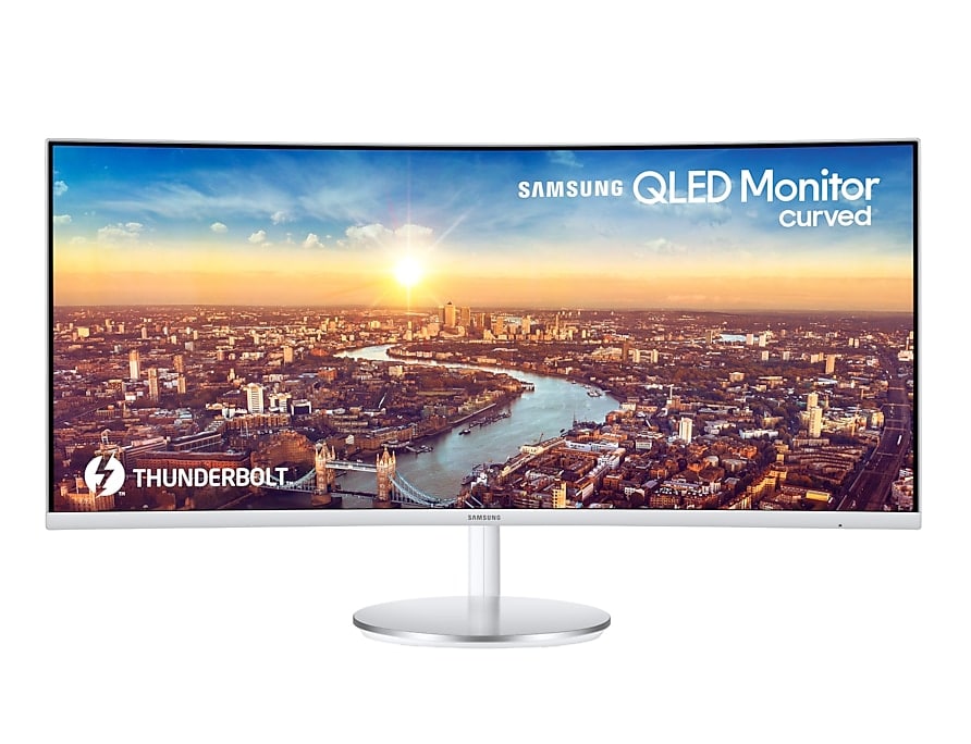 Moniteur Samsung 34 Qled 4K C34J791Wtr Lc34J791Wtmxzn