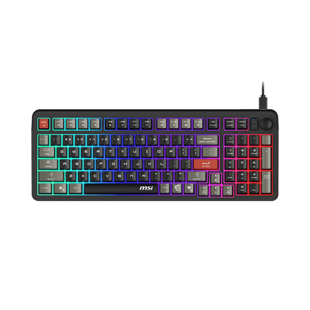 Msi Clavier Gaming Retroeclaire Forge Gk110 Azerty (S11 04Fr254 Hh9)