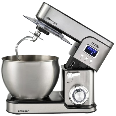 Pétrin Digital DAIKO 8L En Acier Inoxydable (RP9764EDK)