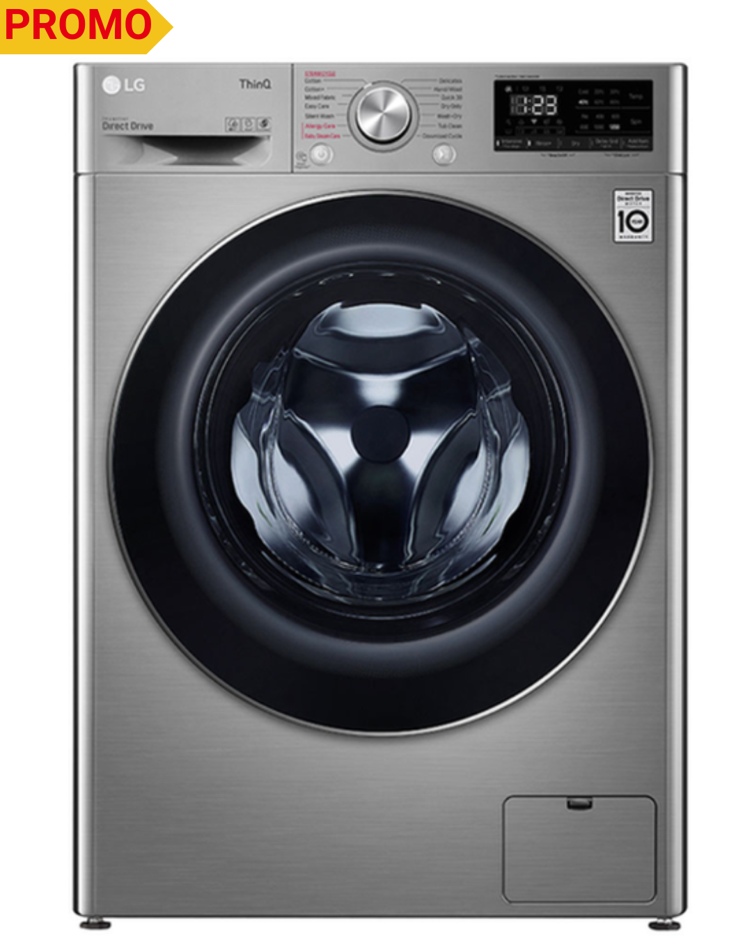 Machine à Laver Séchante LG 8/5KG Silver F2V5PGP2T