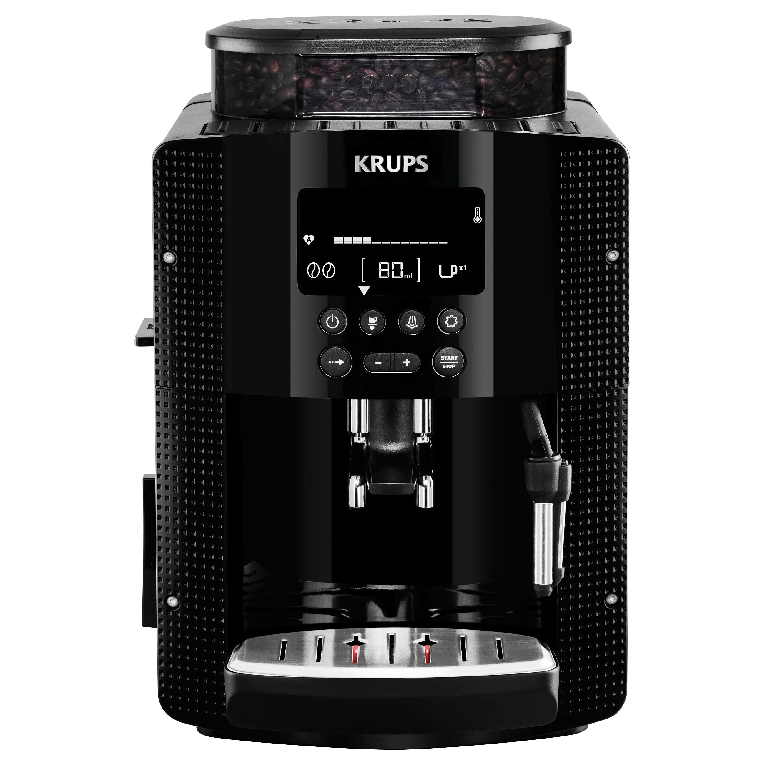 Machine à Café Automatique KRUPS Fully Auto Display 1450 W Noir (EA8150)