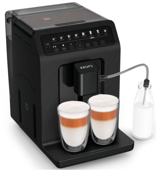 Machine à Espresso Automatique à Grains KRUPS Evidence Up EA897B10 - 8 Recettes - 2,3L