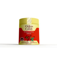 Orileys Candy - Cranberry Mint - Round Tin, 125 gm