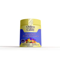 Orileys  Candy - Assorted Fruit - Round Tin, 125 gm