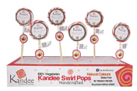 Kandee Swirl Pop - Classic Strawberry - 2.25" Round - Pack of 6