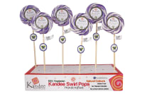 Kandee Swirl Pop - Blueberry Blast - 3" Round - Pack of 6