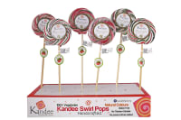 Kandee Swirl Pop - Watermelon Twist  - 3" Round - Pack of 6