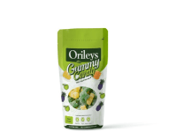 Orileys Vegan Jelly Gummy Candy - Sour fruits Flavour Cubes, 250 gm