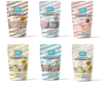 Marshmelts 6 Exciting Flavors - Vanilla Mist, Assorted Fruit, Salted Caramel, Cheese Pineapple, Gulkand, Rasmalai, 175 gm - Pack of 6