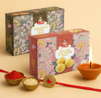 Lal Sweets  Dharwad Peda & Besan Laddoo, 400 gm Each - Combo Pack