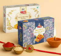 Lal Sweets  Mysore Pak & Dryfruits Halwa Bites 400 gm Each - Combo Pack