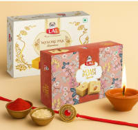 Lal Sweets Mysore Pak Signature & Soan Papdi Premium, 400 gm Each - Combo Pack