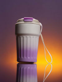 The Ombre Smart Vacuum Travel Mug (400 Ml) - Lavender-Bottels