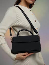 The Core Suede Sling Bag-Sling bag